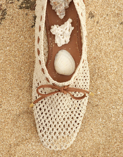 The Mylie Ballet Flat Natural | Madewell