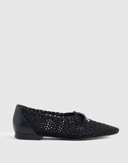 The Mylie Ballet Flat True Black | Madewell