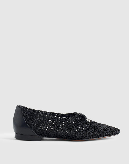 The Mylie Ballet Flat True Black | Madewell