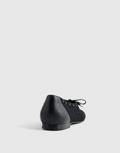 The Mylie Ballet Flat True Black | Madewell