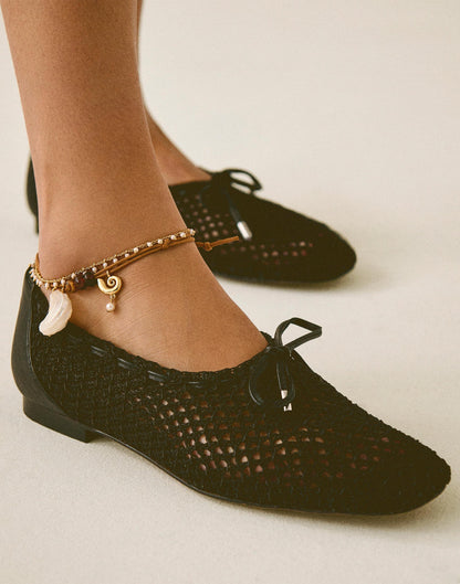 The Mylie Ballet Flat True Black | Madewell