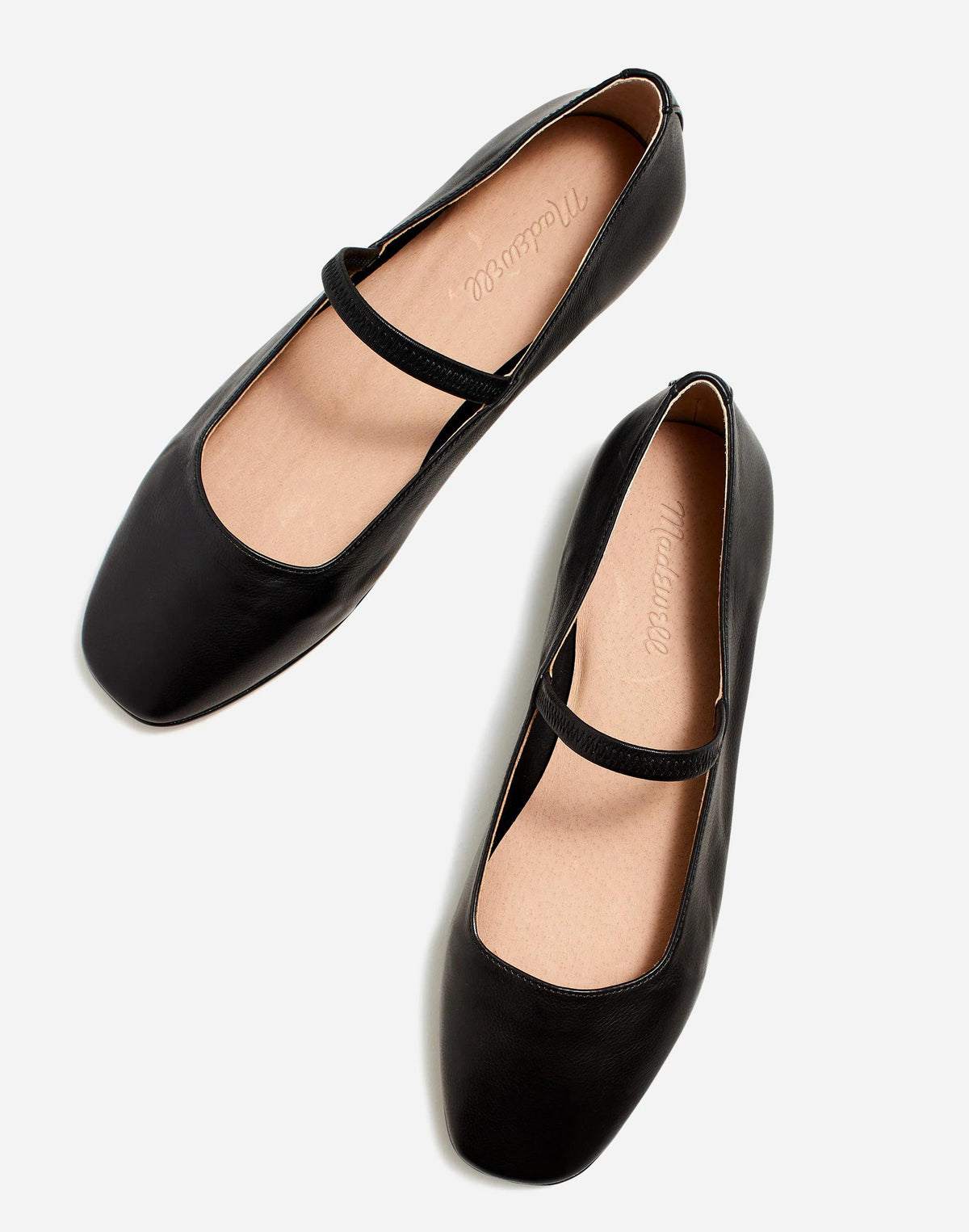The Greta Ballet Flat True Black | Madewell