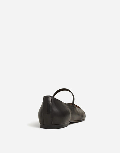 The Greta Ballet Flat True Black | Madewell
