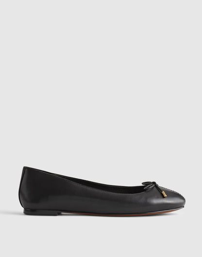 The Hester Flat True Black | Madewell