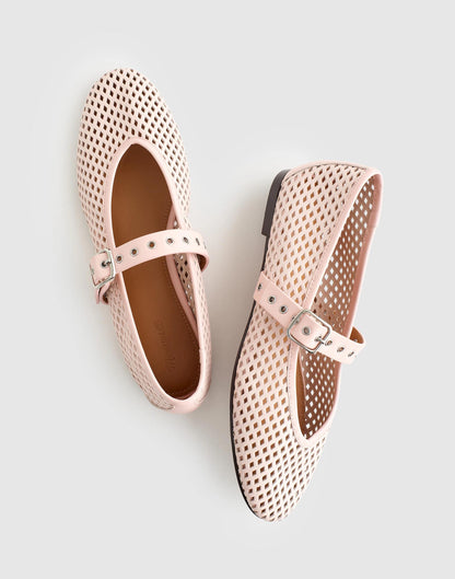 The Remy Mary Jane Flat Minimal Pink | Madewell