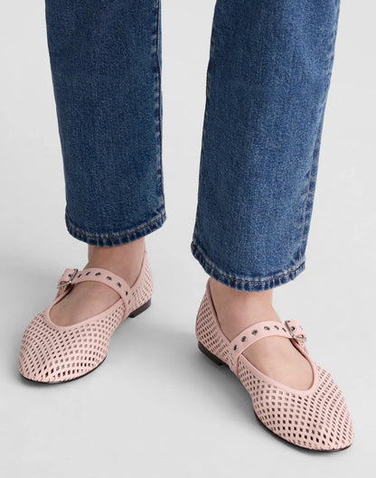 The Remy Mary Jane Flat Minimal Pink | Madewell