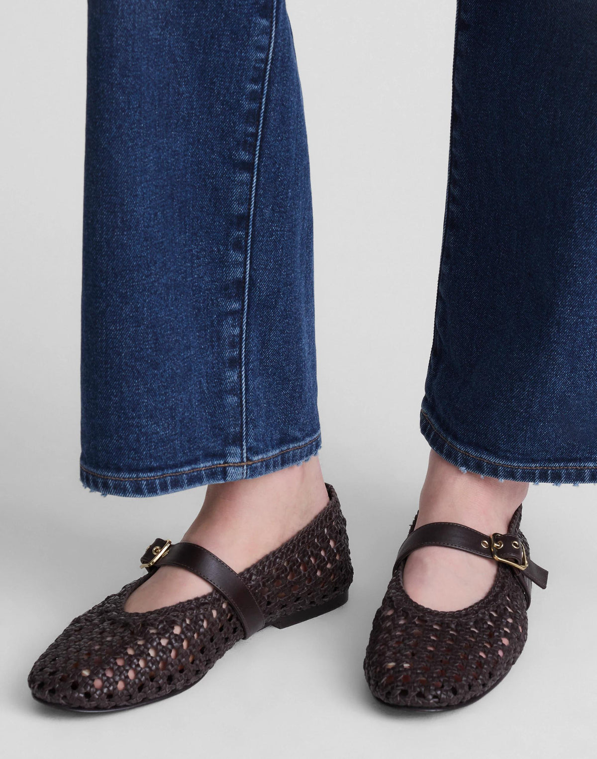 The Remy Mary Jane Flat Dark Carob | Madewell