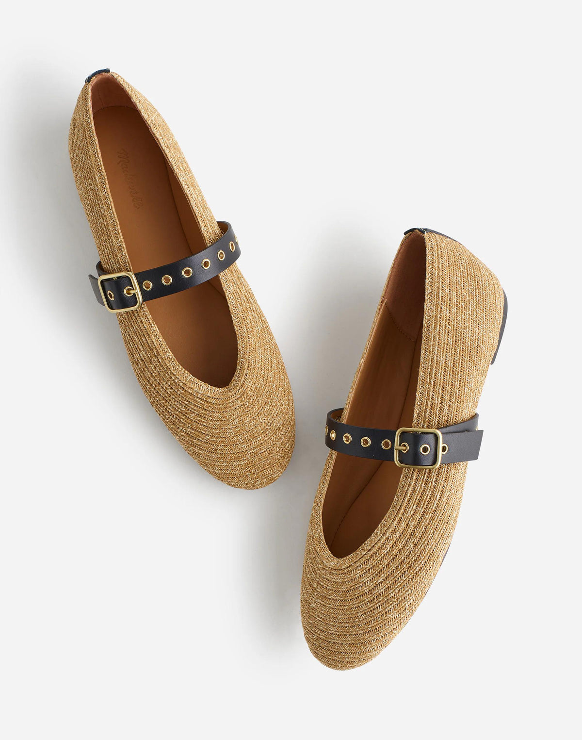 The Remy Mary Jane Flat Natural Multi | Madewell