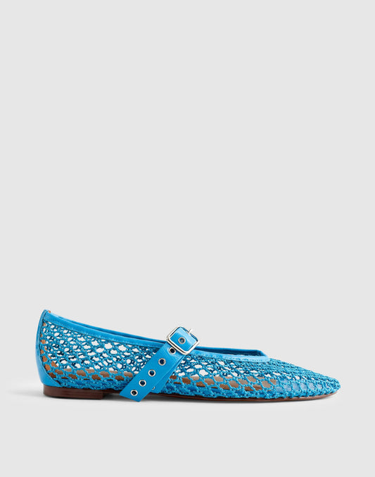 The Remy Mary Jane Flat Tropical Blue | Madewell