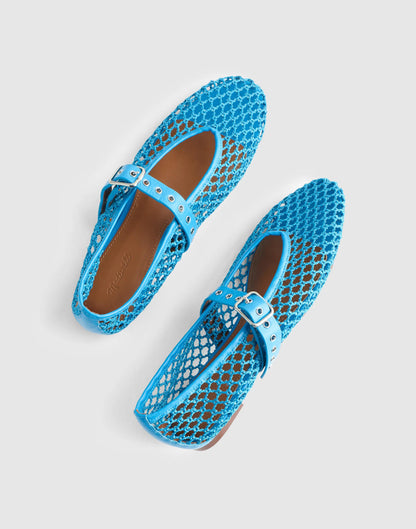 The Remy Mary Jane Flat Tropical Blue | Madewell