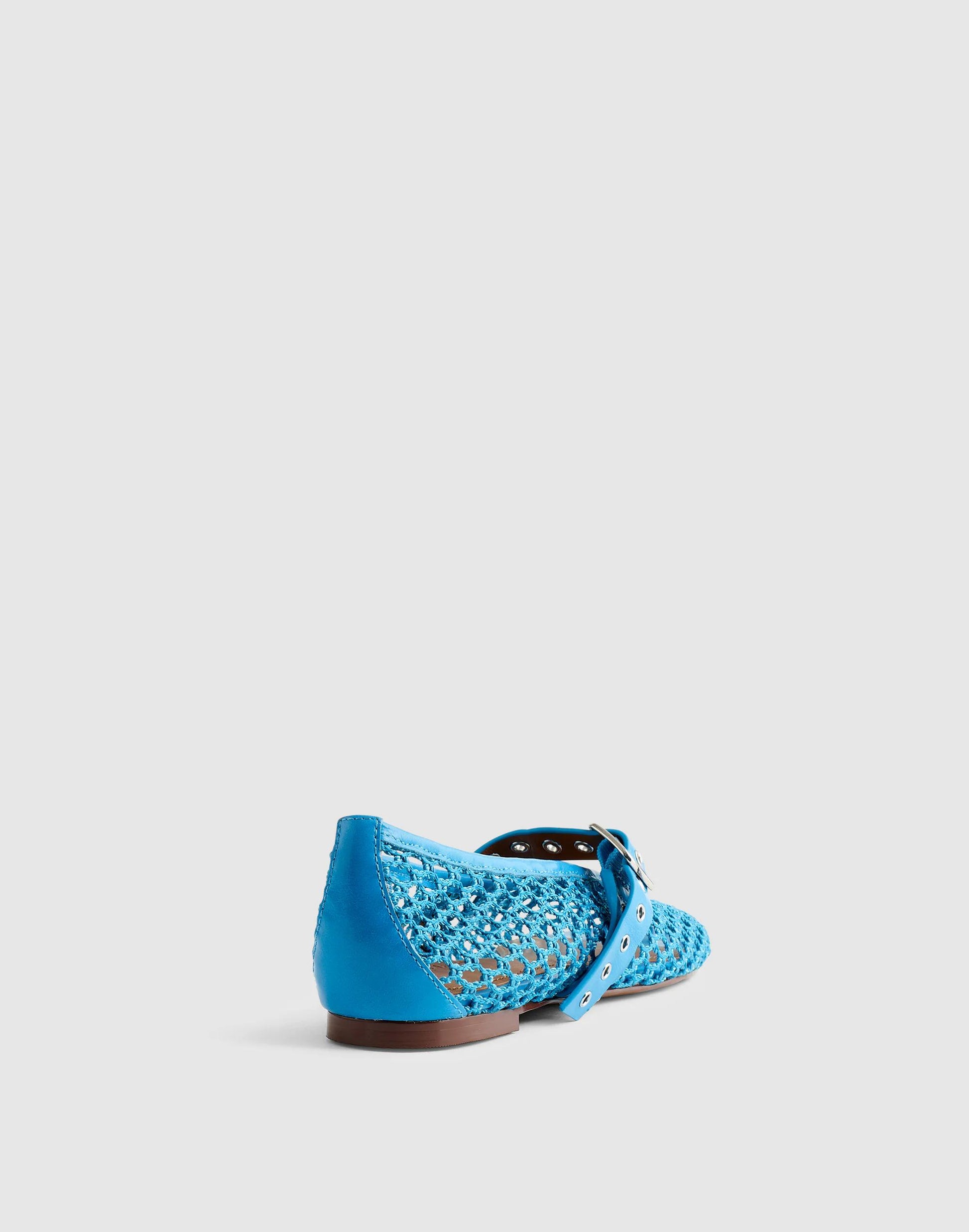 The Remy Mary Jane Flat Tropical Blue | Madewell