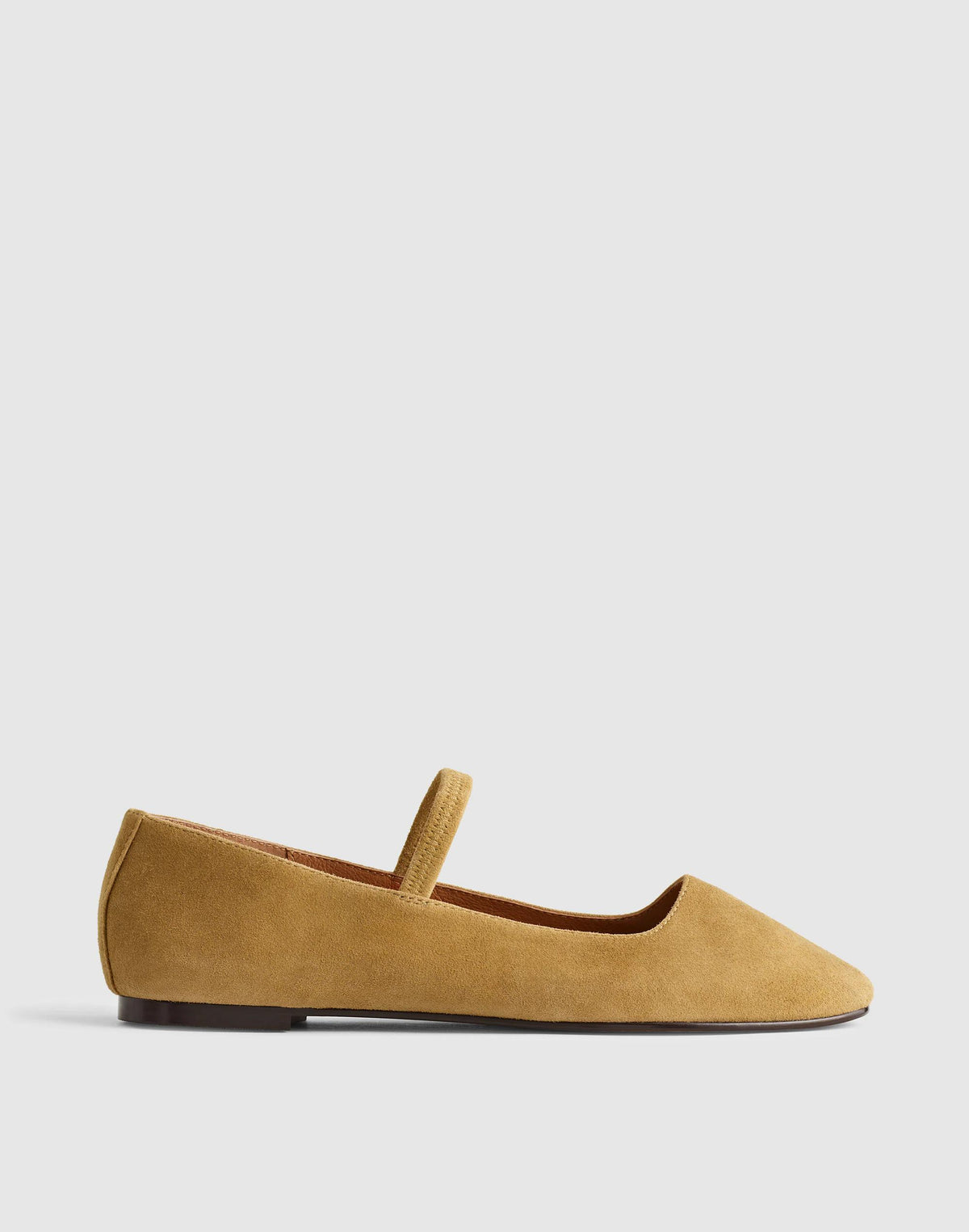 The Greta Ballet Flat Olive Surplus | Madewell