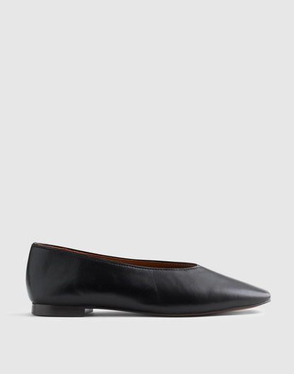 The Mylie Ballet Flat True Black | Madewell