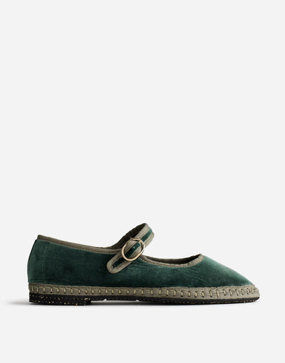 Flabelus Jay Mary Janes Green Multi | Madewell