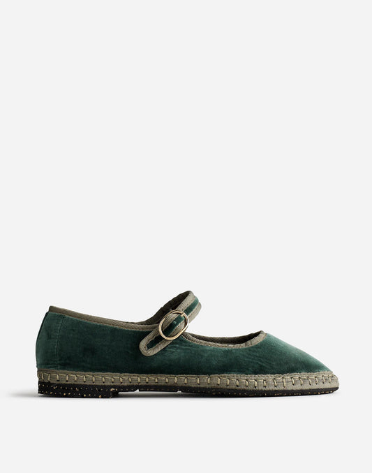 Flabelus Jay Mary Janes Green Multi | Madewell
