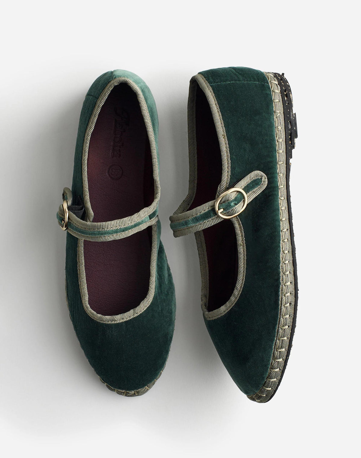 Flabelus Jay Mary Janes Green Multi | Madewell
