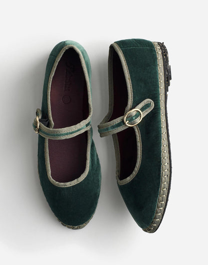 Flabelus Jay Mary Janes Green Multi | Madewell