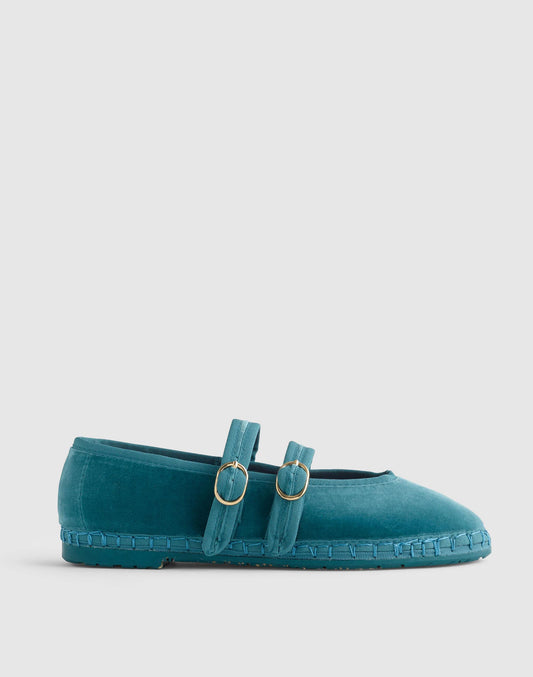 Flabelus Lady Claire Mary Janes Green | Madewell
