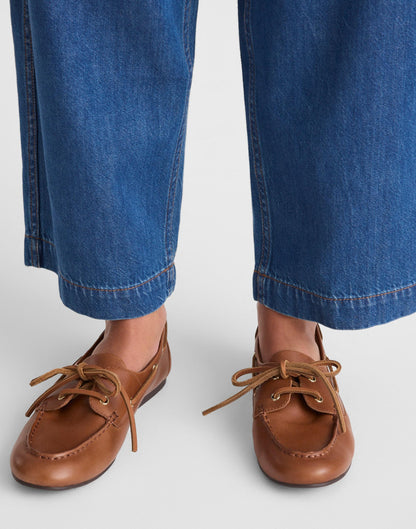 The Jamie Boat Shoe Darest Brown | Madewell