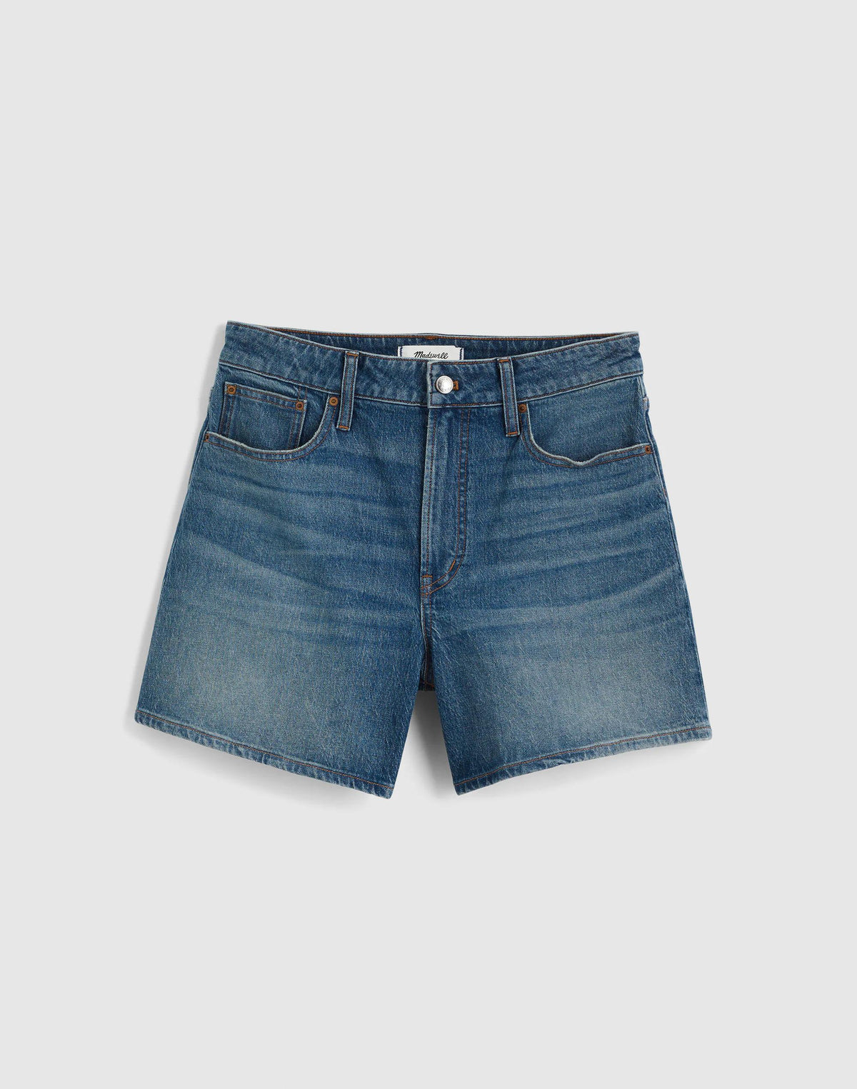 The Curvy Perfect Vintage Mid-Length Jean Short Irmo Wash | Madewell