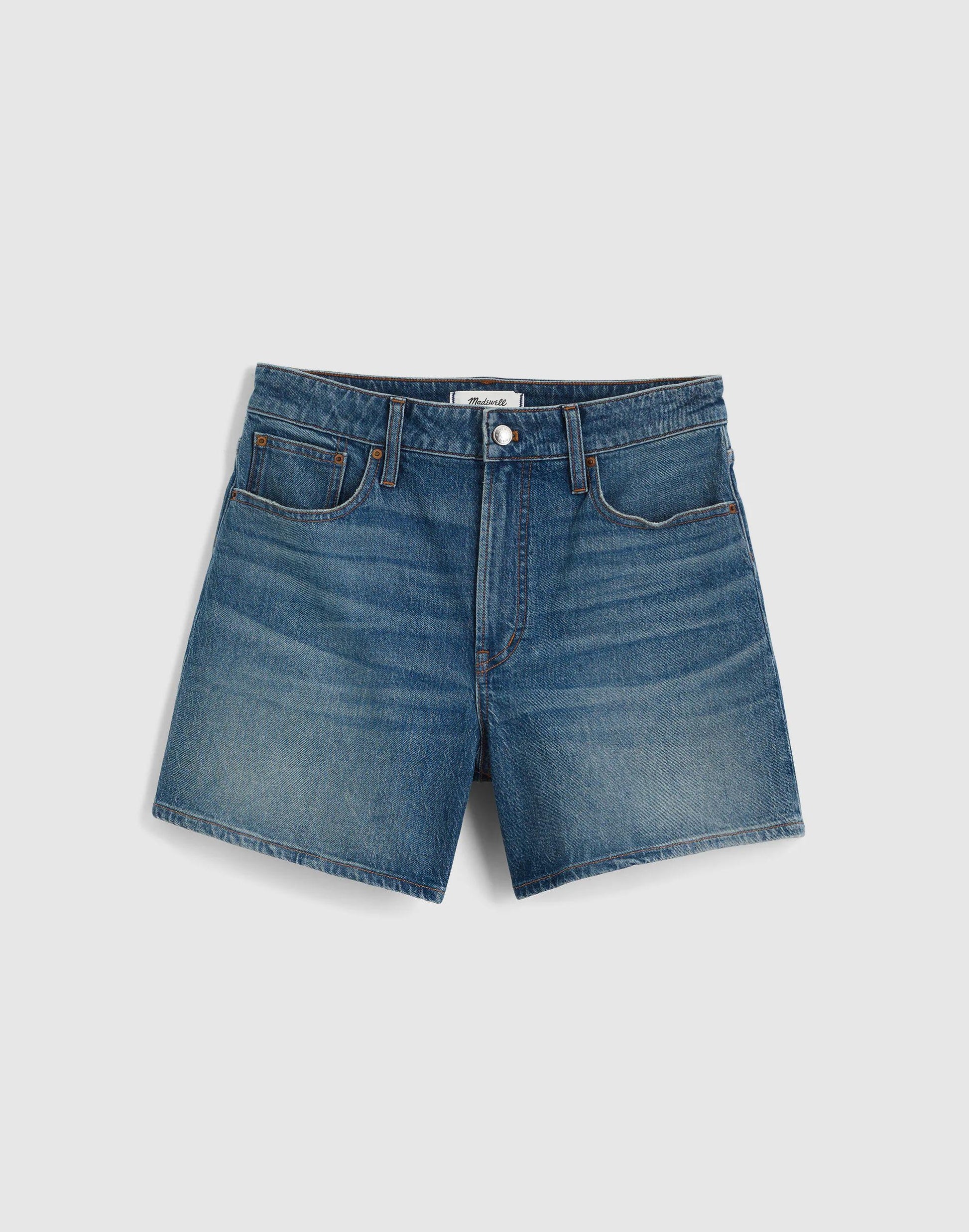 The Curvy Perfect Vintage Mid-Length Jean Short Irmo Wash | Madewell