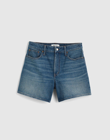 The Curvy Perfect Vintage Mid-Length Jean Short Irmo Wash | Madewell