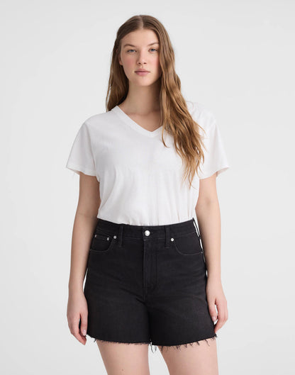 The Curvy Perfect Vintage Mid-Length Jean Short Catalani Wash | Madewell