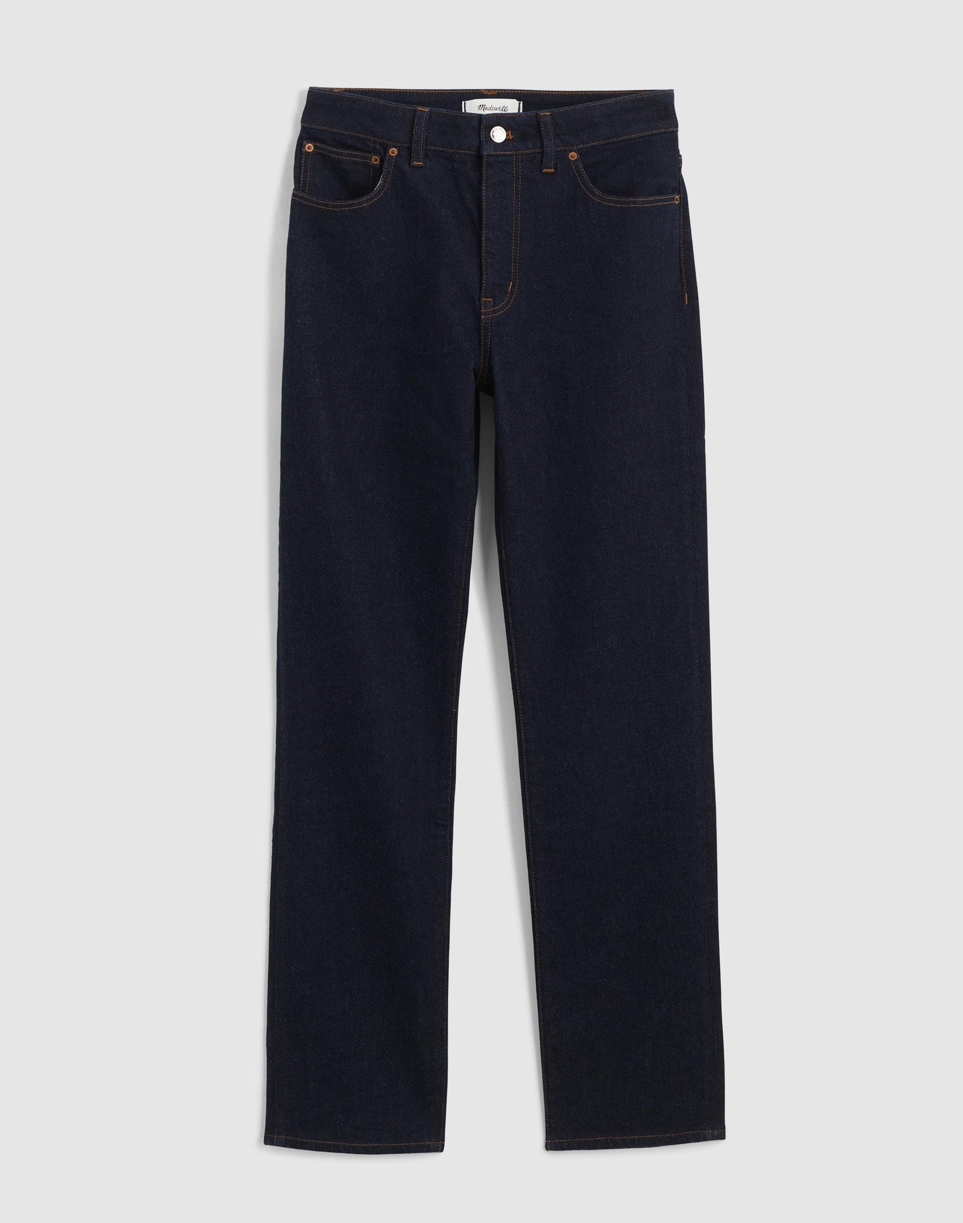 The Curvy Jules Slim-Straight Jean in Rinse Wash Rinse Wash | Madewell