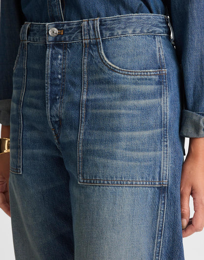 The Curvy Darted Barrel-Leg Jean Irmo Wash | Madewell