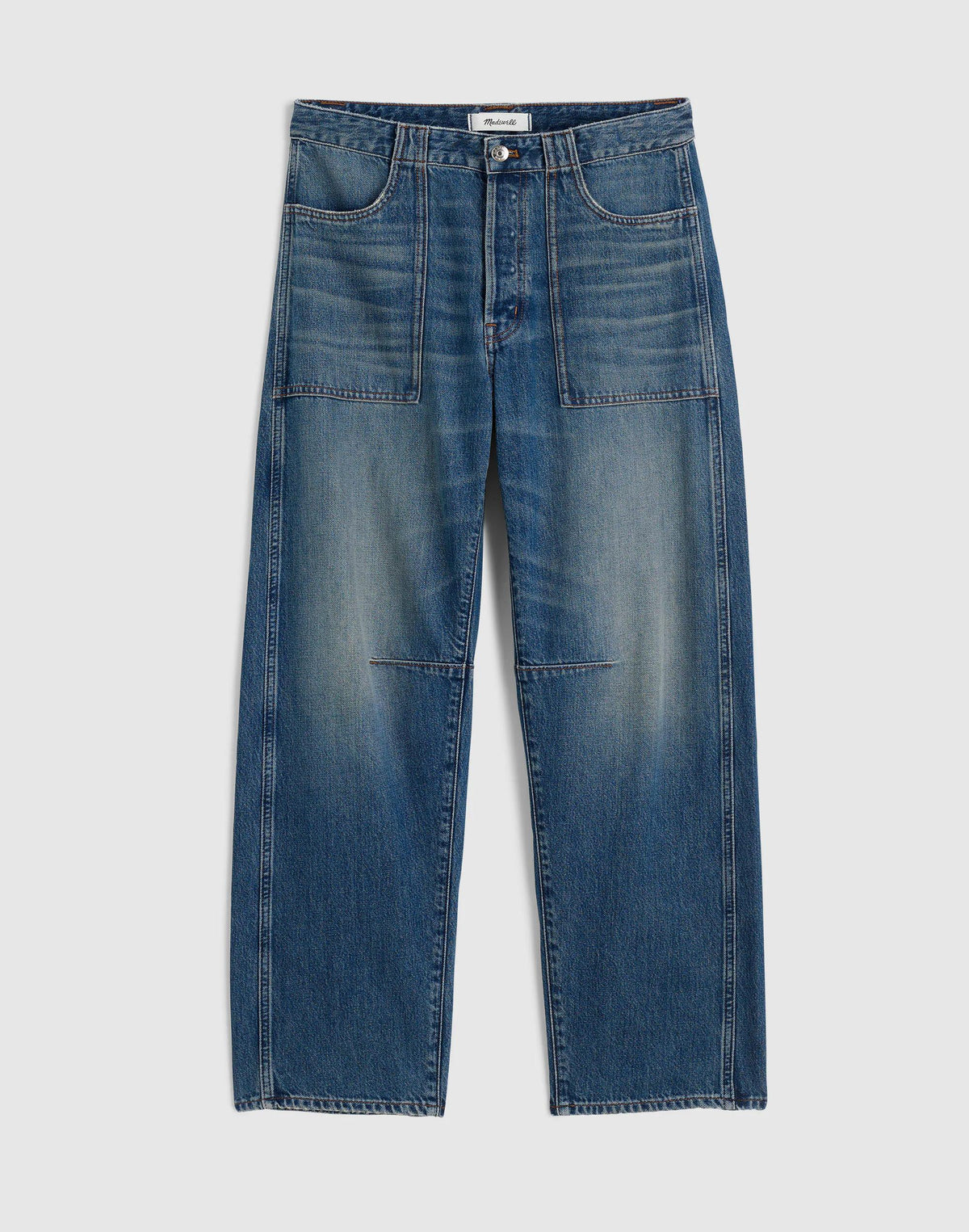 The Curvy Darted Barrel-Leg Jean Irmo Wash | Madewell