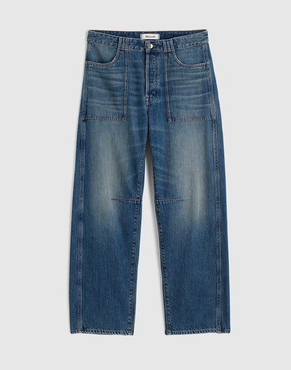 The Curvy Darted Barrel-Leg Jean Irmo Wash | Madewell