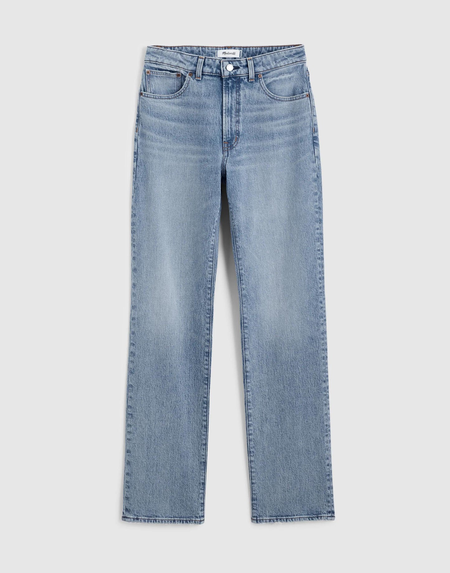 The Curvy Longline Straight Jean Raebrook Wash | Madewell