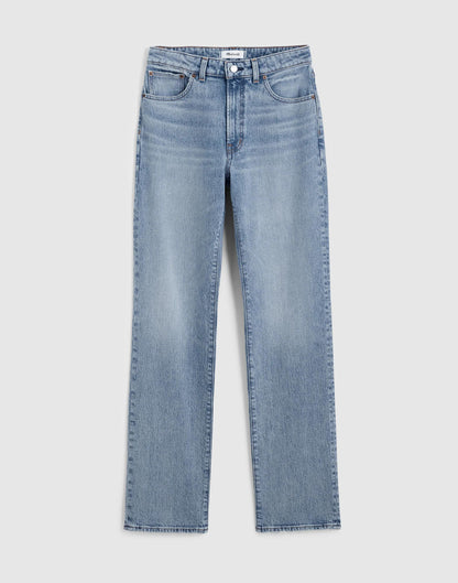 The Curvy Longline Straight Jean Raebrook Wash | Madewell