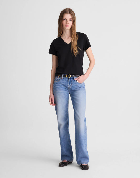 The Short Low-Rise Loose Jean Midvale Wash | Madewell