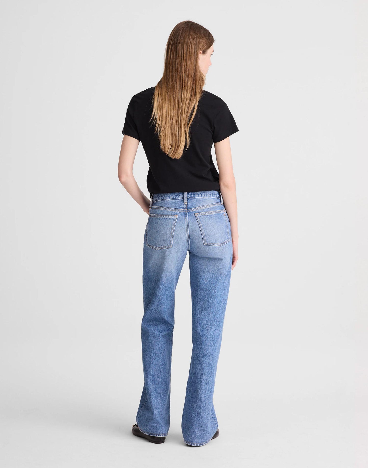 The Short Low-Rise Loose Jean Midvale Wash | Madewell