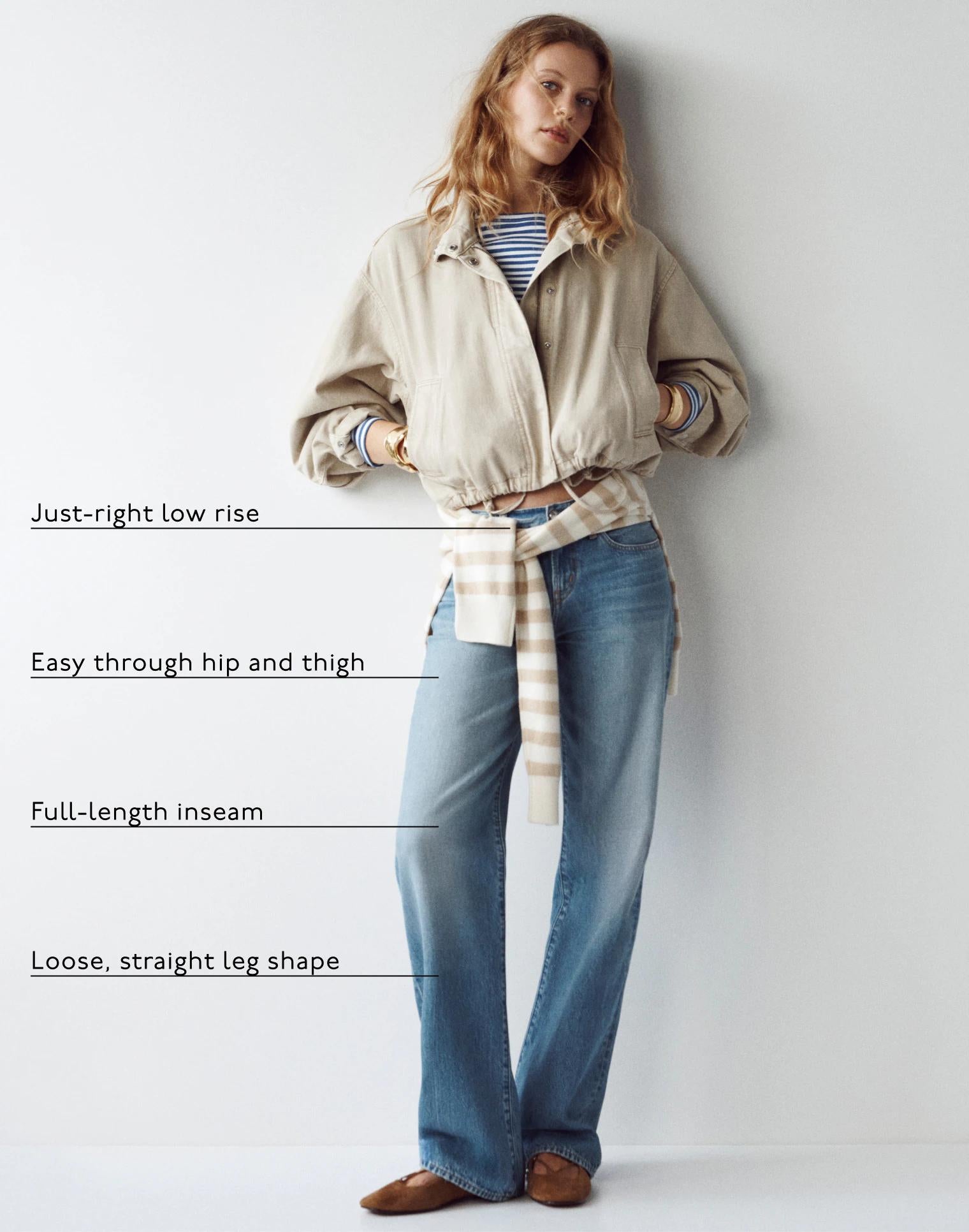 The Short Low-Rise Loose Jean Midvale Wash | Madewell