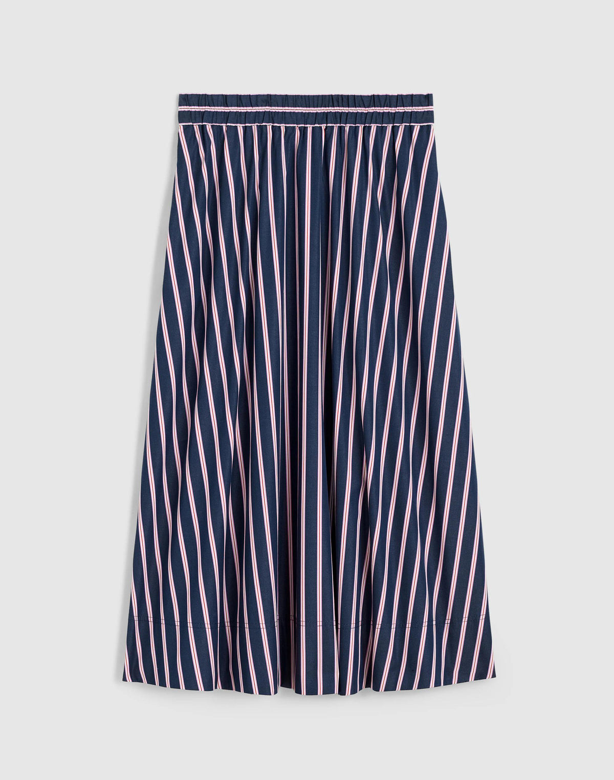 Midi Circle Skirt in Poplin Classic Indigo | Madewell