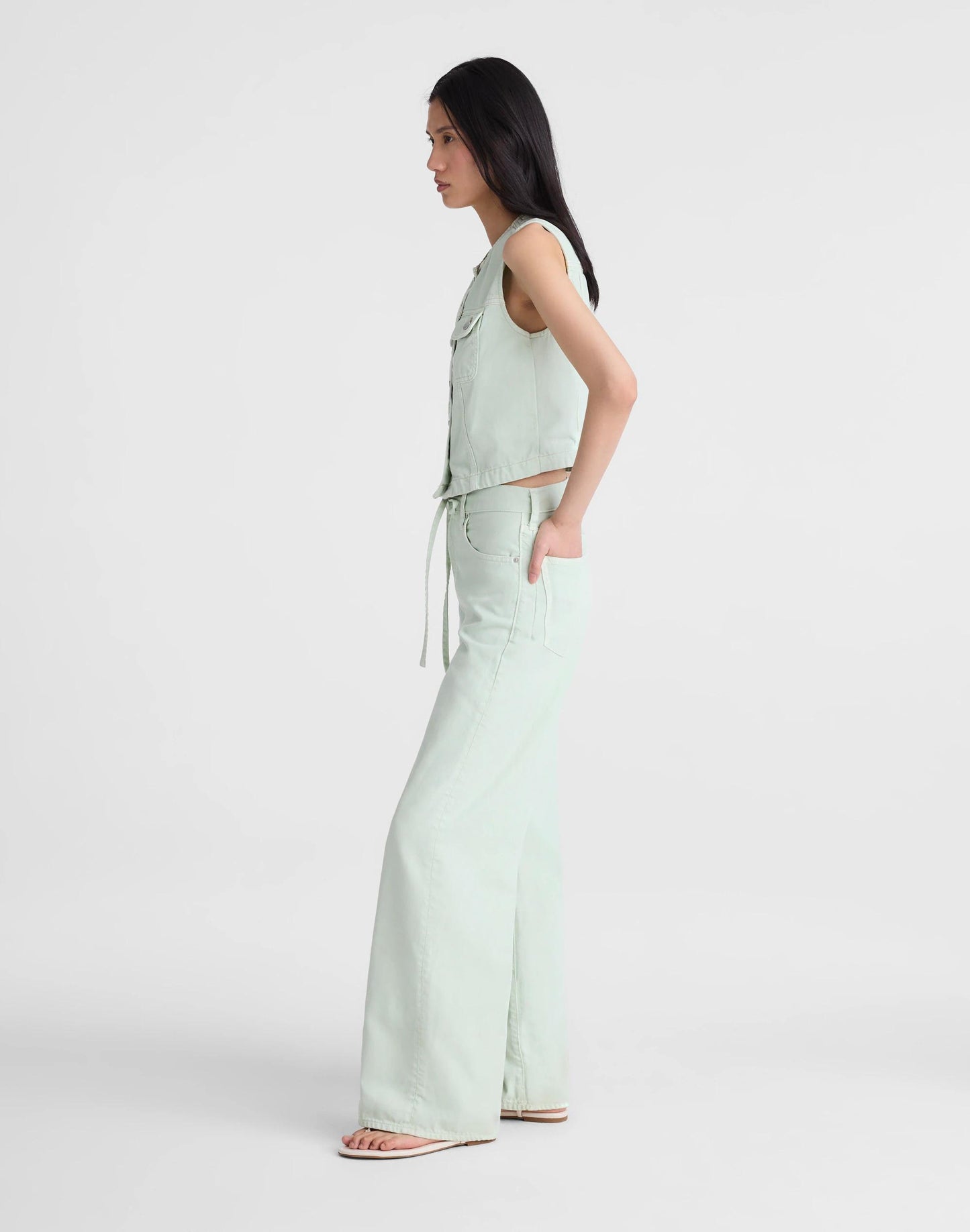 Madewell x Shopbop Ultimate Wide-Leg Jean in Airy Denim Storied Sea | Madewell