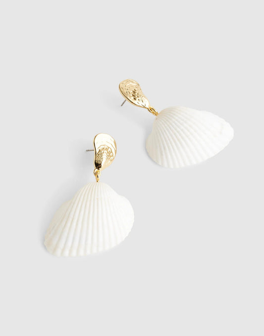 Madewell x Shopbop Mixed Shell Drop Earrings Antique Gold | Madewell