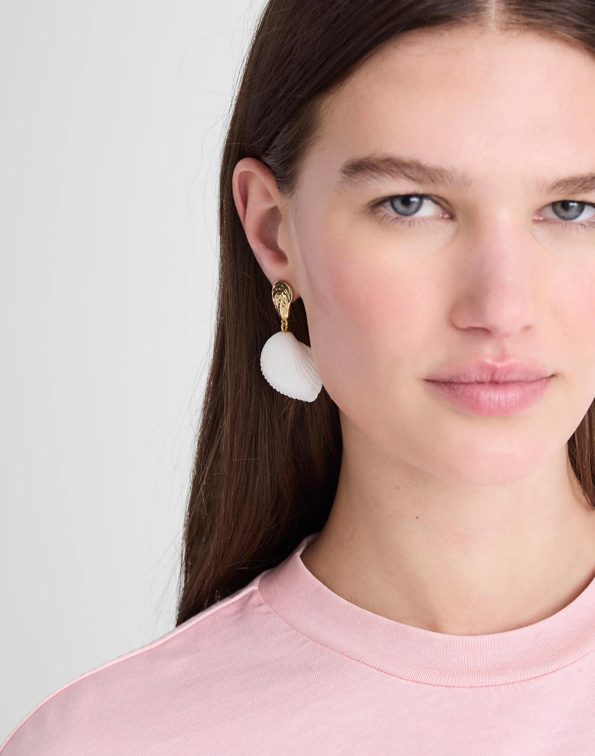 Madewell x Shopbop Mixed Shell Drop Earrings Antique Gold | Madewell
