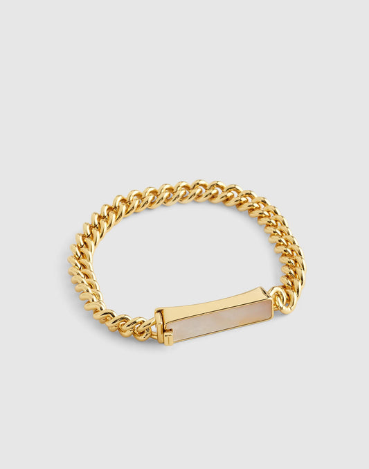 Mother-of-Pearl Bar Chain Bracelet Mother Of Pearl | Madewell
