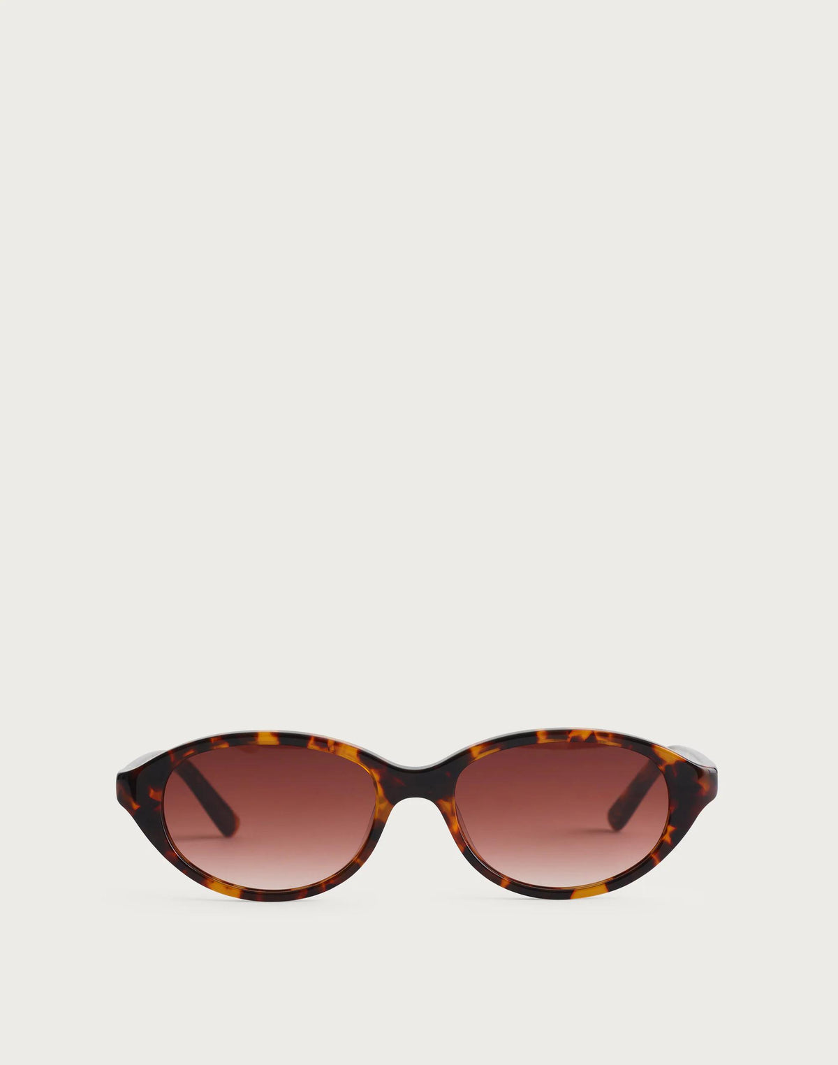 The Solina Oval Sunglasses Afterglow Red Tort | Madewell
