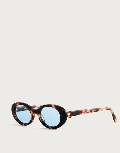 Russell Oval Sunglasses Whisky Tort | Madewell