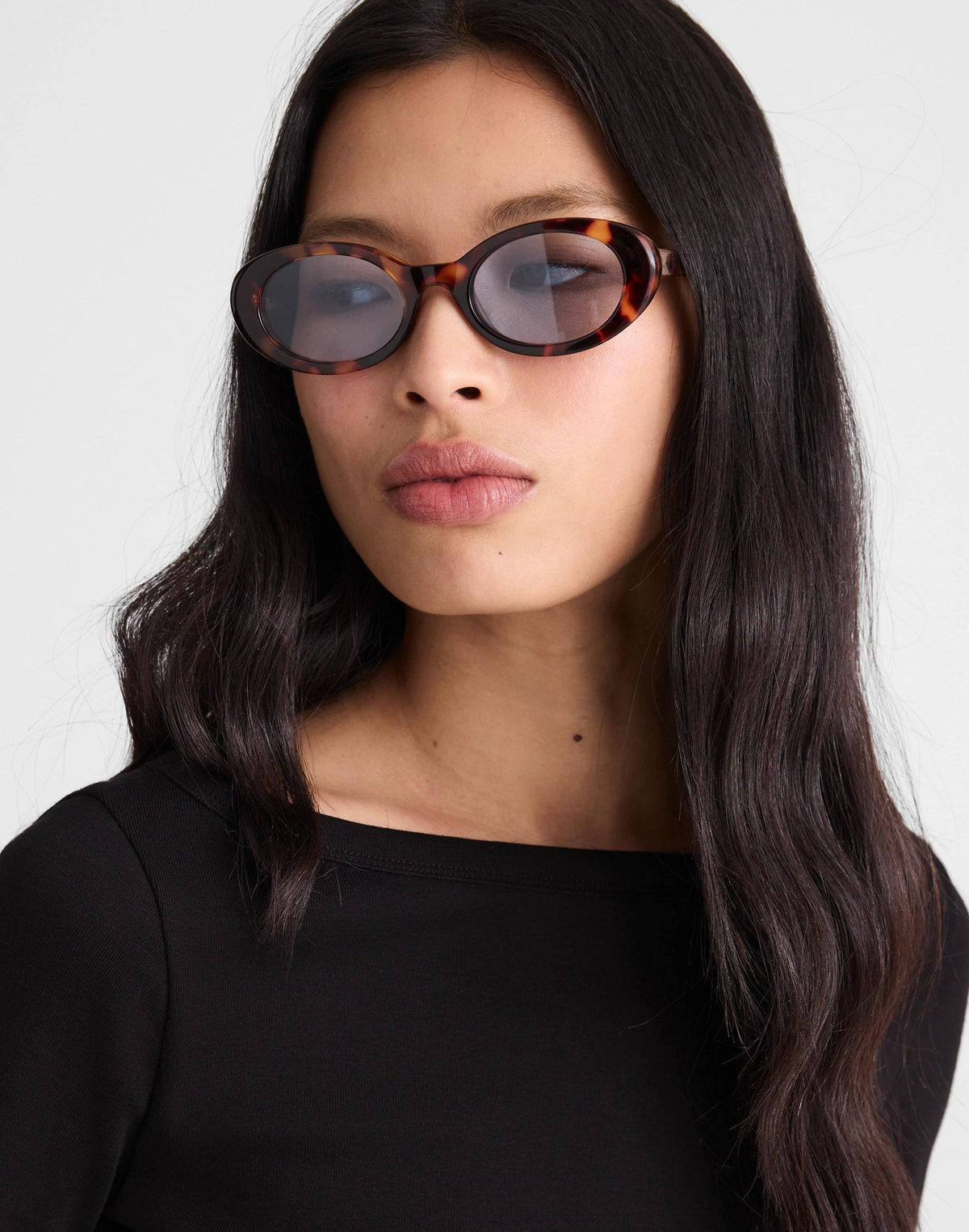 Russell Oval Sunglasses Whisky Tort | Madewell