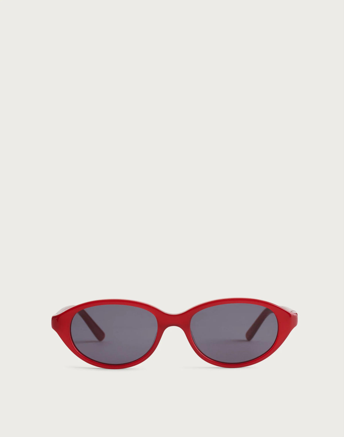 The Solina Oval Sunglasses Pomegranate Seed | Madewell