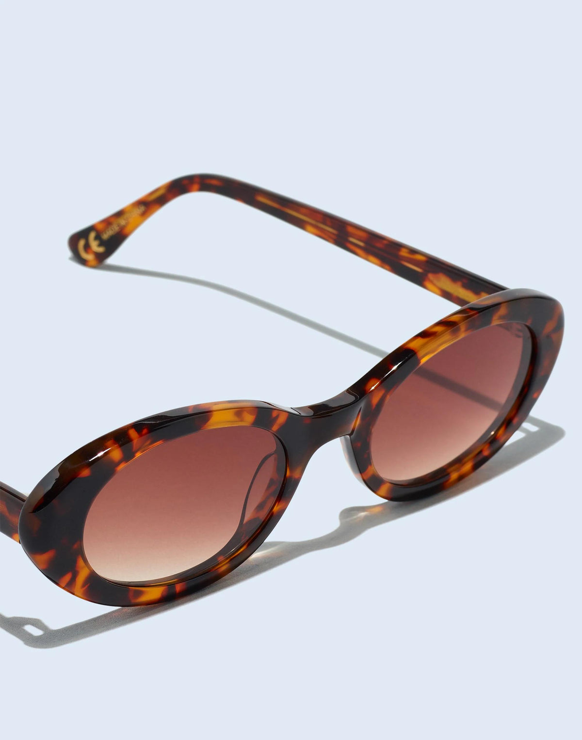 Russell Oval Sunglasses Afterglow Red Tort | Madewell