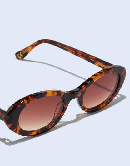 Russell Oval Sunglasses Afterglow Red Tort | Madewell
