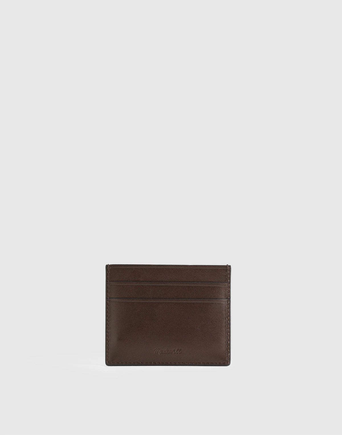 The Card Case Dark Carob | Madewell