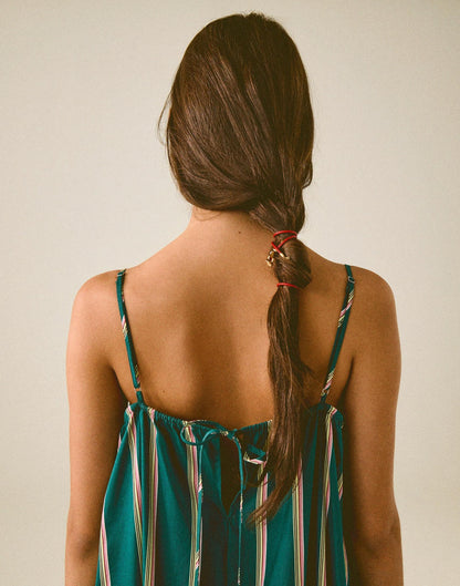 Semiprecious Charm Leather Choker Necklace Cherry | Madewell