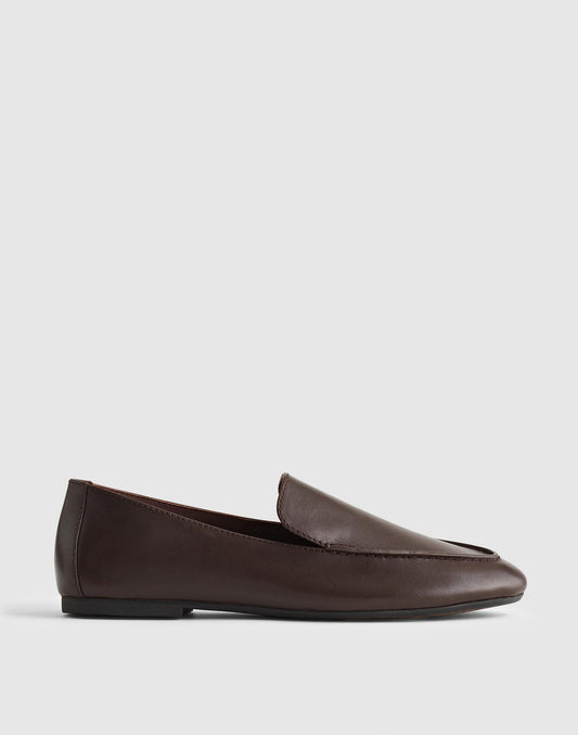 The Dolli Glove Loafer Dark Carob | Madewell